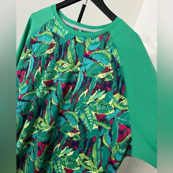 🎁NWT!🎁 Reel Legends Men’s 2XL Performance Long Sleeve Tropical Print - Picture 5 of 12